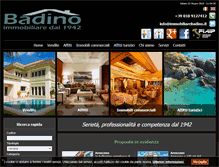 Tablet Screenshot of immobiliarebadino.it